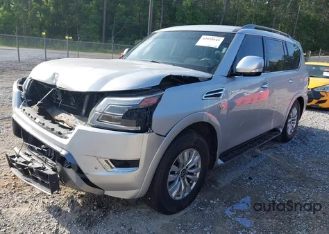 2021 Nissan Armada Sv 2Wd from USA, damaged, VIN JN8AY2AC7M9146242